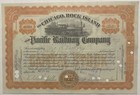 Antique Chicago Rock Island   Pacific Stock Certificate      1910s Orange Border