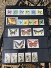 Butterflies Topical Stamp Collection - Mostly Cancelled - 4 Scans - Lot  18