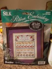 Bucilla Silk Ribbon Embroidery Counted Cross Stitch Kit Fruit Of My Garden 1994