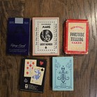 Vintage 1943 Old Gypsy  Zolar s Fortune Telling Cards Tarot Mystical 5 Decks