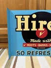 Hires Root Beer Flange Sign Soda Refresh Double Sided Vintage Style Wall Decor