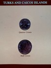 Franklin Mint Coins Of All Nations Set - Turks And Caicos 2 Coins With Card