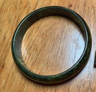 Green Swirl Bakelite Bracelet Vintage Jewelry Art Deco Design