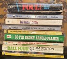 Vintage Sports Book Lot 9 Baseball Basketball Football Arnold Palmer Jim Thorpe