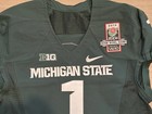 Michigan State Spartans 2014 Rose Bowl Game Issued Football Jersey Coa
