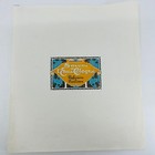 Antique 1800s Embossed Perfume Label Savon Eau De Cologne Parfumerie Aa3