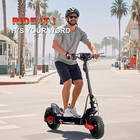 Electric Scooter For Adult 2400w Dual Motors 43miles 40mph Off-road Scooter Hx