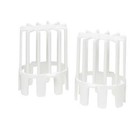 Frost King 2 Pack Downspout Guards Strainer Fits 2  And 3  Drainpipe Prevents   