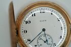 Antique Elgin 344 1918 Gold Filled Pocket Watch 12s 17j Running   