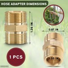 Pressure Washer Hose Coupler M22 14mm  Heavy-duty Brass  4500 Psi