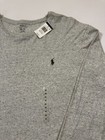 Polo Ralph Lauren Shirt Mens 2xl Gray Long Sleeve Crewneck Casual Pony Logo Nwt