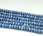 Aaa Quality Natural Blue Opal Smooth Rondelle 8mm 16 Inch For Jewelry Making  