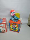Vintage 1971 Mattel Jack In The Music Box With Clown Figure Original Box