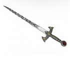 Stunt Excalibur Once Upon A Time Prop Disney - Abc Sword With Coa Killian Emma
