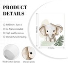 Nursery Animal Wall Art Decor Baby Boy Kids Room Pictures 8x10x3 In Unframed