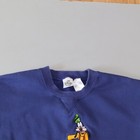 Vintage Disney Store Embroidered Crewneck Sweatshirt Large Mickey Minnie Donald