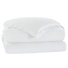 Charlottelyhues 1 Piece Duvet Cover- 100  Egyptian Cotton Breathable  Soft Du   