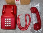 Red Western Electric 2500mmg Touch Tone Phone  Nos In Box  Made In Usa 