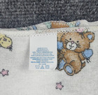 Riegel Vintage Kittens Cow Baby Flannel Cotton Receiving Blanket Nursery Rhymes