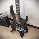 Full-size Black Electric Guitar Starter Package With 20-watt Amp And Accessories