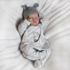 Realistic Reborn Baby Newborn Dolls Lifelike Sleeping Boy Doll Vinyl Silicone