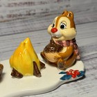 Disney Parks Holiday Campfire Chip And Dale Camping Salt   Pepper Shakers D1
