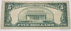 1953 A  5 Five Dollar Silver Certificate Blue Seal Note Bill Certificate