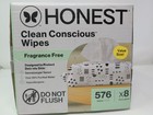 576 Count The Honest Company Clean Conscious Multi-use Wipes   Hypoallergenic  