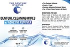 Denture Hygenie Denture Adhesive Remover   Cleaning Wipes