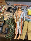Vintage G i  Joe Talking Commander Figure Footlocker   Gear Lot 1970s Hasbro