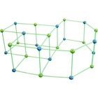 Funphix Kid s Fort Building Set 154 Peice Supersized Glow In Dark