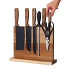 Aomiesen K15ac Magnetic Knife Block Holder Rack With Strong Enhanced Magnets