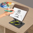 Metal Book Holder Portable Foldable Desk Book Stand Adjustable For Reading