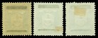 Portugal Macau  china  1910 Postage Due  Overprinted Set  Scott  144-146 Mint Mh