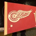 Rare Vintage Nhl 1970 Detroit Red Wings Pennant Full Size Excellent Condition