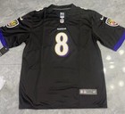Baltimore Ravens Lamar Jackson  8 Black Stitched Mne s Size Nwt