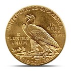 Pre-33  5 Indian Gold Half Eagle Coin  cleaned  Random Year
