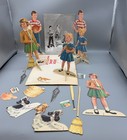 Vintage Dick Jane And Sally Cutout Paper Dolls Spot 1963 W booklet Accessories