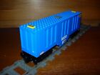 Lego Train Corrugated Box Car Custom City 9v Rc Power Functions 60052 7939 10219