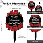 Cemetery Decorations For Grave Mom Grave Marker Stand Memorial Day Flowers New