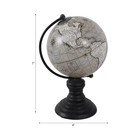 Sagebrook Home 7  Wood Globe Classic Desk Stand World Map Green Black Accent