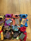 Lot Of 10 Vtg Grateful Dead Beanie Bear Liquid Blue Plush 6   