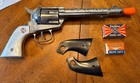 Vintage Stallion  45 Cap Gun Mark Ii White   Black Grips Caps Nichols 1957 Works