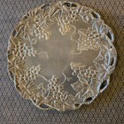 Arthur Court 1995 Grape Vine Aluminum Round Serving Tray Platter 12 Inch