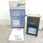 Vintage Zenith Bt-044s Portable Desktop Television 4  Screen Tv B w In Box