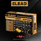 Elead 260-pc Pegboard Hooks 1 8  1 4  Organizer   Bins For Tools