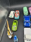 Lot Of 34 Disney  Pixar Cars Movie Diecast Vehicles Various Conditions  Writing