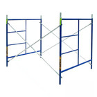 Metaltech Saferstack 1-story Scaffold Frame Set 5x7x5ft Galvanized Steel Braces