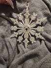 Nwt Disney Parks Snowflake Icon Mickey Mouse Ears Christmas Ornament 