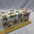 Susan Winget Decorative Cardboard Storage Box Magnetic Cardinal Christmas 8 5 